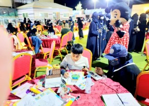 سواعد الحي بمركز  المسفلة وشركاء النجاح يحتفلون مع ابناء الأمل المنشود