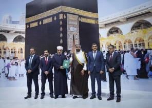 معالي وزير الحج والعمرة يستقبل وفد مملكة الأردن يوقع معهم اتفاقية ترتيبات موسم حج ١٤٤٤هـ