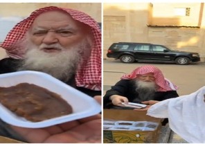“لوجه الله”.. بالفيديو: رجل يبلغ من العمر 95 عاما يوزع التمر والحلويات والشاي والقهوة على المحتاجين يومياً