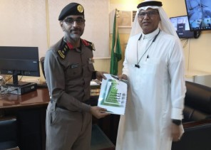 مدير شرطة محافظة صبيا يستقبل ممثل هيئة الصحفيين بالمحافظة