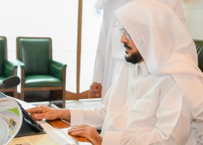بالصور ..وزير الشؤون الإسلامية يدشن المرحلة الثانية من برنامج توعية المعتمرين والزوار لعام 1444هـ
