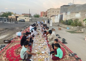 أهالي قرية الطرشية يقيمون إفطار جماعي