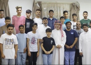 ساحل المبرز يحتفي بلاعبيه في منتجع سياحي بالأحساء