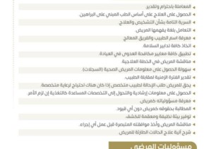 “صحة الرياض”: من حقوق ومسؤوليات المرضى في العيادات السرية التامة بشأن التشخيص والعلاج