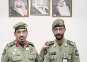 ترقية “مشاري بن فالح الرشيدي” إلى رتبة رائد .. وداهية عبس الشاعر “محمد بن شطنان”  ينظم فيه أبيات شعرية