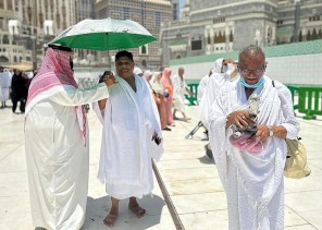 شؤون الحرمين تطلق مبادرة ” مظلة وقاية “