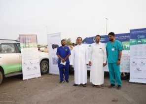 تنفيذ فعالية ”  اضحيتي ” بسوق ابو عريش للمواشي