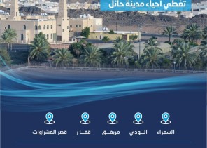 “المياه الوطنية” تنتهي من تنفيذ شبكة المياه وتطويرها في أحياء مدينة حائل بنحو 42 مليون ريال