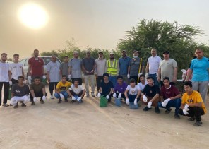 شباب البيئة بين غابة الغاف وبحيرة الأصفر