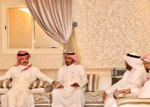 سموُّ أميرِ منطقة عسير يقدم التعازي لأسرتي السرحاني ومناع
