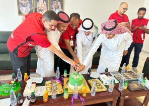 الهلال الأحمر بجازان ” يحتفي باليوم الوطني ” 93