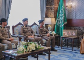 سمو محافظ الأحساء يستقبل مدير مرور المحافظة وعدداً من الضباط المعينين