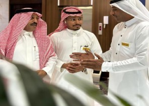 رئيس فريق صدى جازان الاعلامي الأستاذ عبده العنقري في ضيافة صحيفة الشمال..