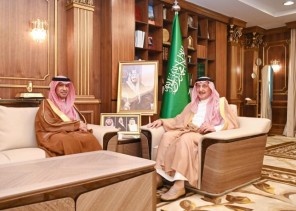 سمو أمير منطقة جازان يستقبل معالي وزير الشؤون البلدية والقروية والإسكان