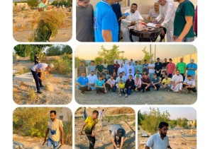 مقبرة الفضول تشهد بشكل ٍ نوعي ” تحسين المشهد الحضاري وإزالة التشوهات البصرية “