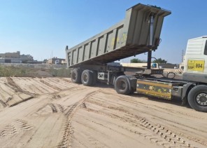 أمانة الشرقية تردم عدد من التجمعات المائية بالخفجي