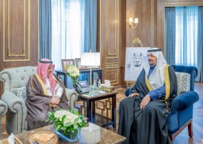 أمير الحدود الشمالية يستقبل رئيس نادي عرعر