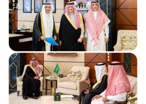 أمير الشرقية يستقبل رئيس مجلس إدارة نادي النهضة الرياضي