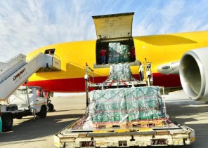 وصول الطائرة الإغاثية السعودية الثانية لإغاثة الشعب الفلسطيني في قطاع غزة