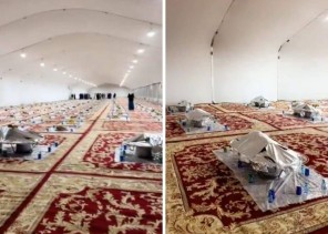 شاهد.. وليمة عشاء كبيرة بها 600 صحن في أحد المهرجان