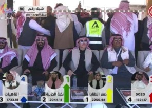 بعد التحكيم عن طريق الخوارزميات .. بالفيديو: تتويج “عبدالله فهد الشريع” مالك منقية “صفر الطنايا” بالمركز الأول في شوط بيرق الموحد للون الصفر في مهرجان الملك عبدالعزيز للإبل