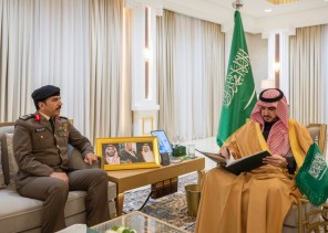 أمير الجوف يتسلم التقرير  الأمني لعام 2023 لشرطة المنطقة