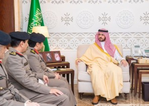سمو نائب أمير المنطقة الشرقية يستقبل مدير شرطة المنطقة اللواء محمد الوذيناني ويستمع لشرح الأعمال الأمنية خلال رمضان