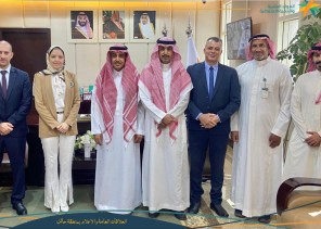 مدير عام موارد وتنمية حائل يستقبل القنصل المصري بمكتبه بالفرع