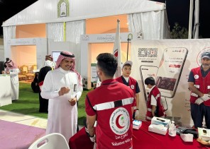 مدير عام فرع هيئة الهلال الأحمر بالجوف يقف على إستعدادات الهيئة بمدينة الحجاج