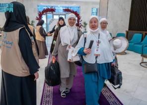 وصول الفوج الأول من حجاج أمريكا وفرنسا