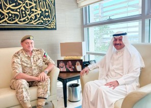 سفير خادم الحرمين بالأردن يستقبل مدير الخدمات الطبية الملكية الدكتور يوسف زريقات