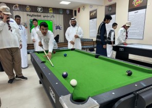 مساعد مدير تعليم مكة يفتتح الصالة الترفيهية بثانوية الملك فيصل