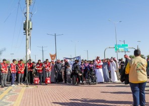 الهلال الأحمر بالجوف يشارك في برنامج “مشينا” لتعزيز الثقافة الرياضية