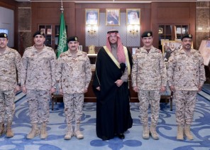 سمو محافظ الأحساء يستقبل رئيس الجهاز العسكري بوزارة الحرس الوطني