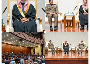 معالي الشيخ الدكتور سعد بن ناصر الشثري يقيم محاضرة لمنسوبي الدفاع المدني ومديري إدارات التوجيه والإرشاد الفكري