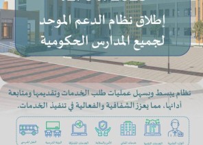 انطلاق نظام الدعم الموحد في 1700 مدرسة بالطائف