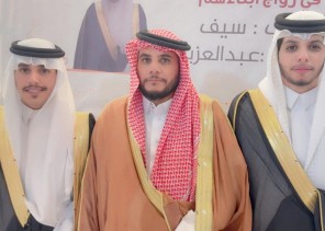 بحضور الشيوخ والأعيان.. عيد ومنور بن عبيد بن خلف بن شويلع يحتفلان بزواج نجليهما  “عبدالعزيز وسيف “في قصر الأشقر بمحافظة الحائط