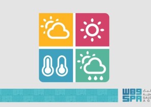 أمطار رعدية وتساقط برد ورياح نشطة على عدة مناطق في المملكة