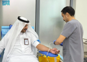 منسوبو الشؤون الإسلامية بجازان يشاركون في الحملة الوطنية للتبرع بالدم برعاية ولي العهد