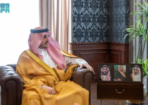 أمير الجوف يشكر مدير شرطة المنطقة اللواء عبدالرحمن المغيري بمناسبة انتهاء فترة تكليفه