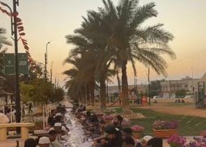 مائدة واحدة تجمع الأهالي والمسؤولين في مبادرة إفطار رمضاني بالحريق