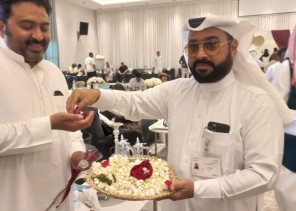 وسط أجواء إيمانية.. فريق «قوة عطاء» التطوعي يشارك في مبادرة توديع الحجاج بصبيا