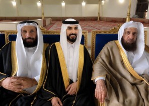 أجواء من البهجة وحضور الأهل والأصدقاء.. محمد بن محفوظ الرشيدي واخوانه يحتفل بزواج ابنهم الشاب “أحمد” في قاعة الثريا بالمدينة المنورة