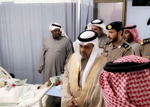 وكيل إمارة حائل يزور 8 مصابين شبَّت النار بمنزلهم نتيجة تسرُّب غاز