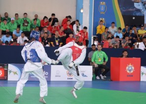 أخضر التايكوندو يخوض الصراع الدولي بالفجيرة