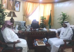 مدير فرع هيئة حقوق الإنسان يستقبل رئيس نادي الجوف