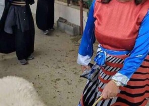 شاهد.. القنصل الأمريكية بالظهران في سوق للمواشي تختار أضحيتها وتهنئ المسلمين بالعيد