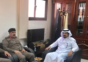 محافظ ضرية يستقبل مدير شرطة القصيم