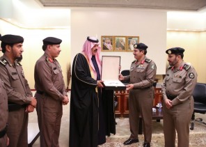 أمير حائل يستقبل مدير عام الإدارة العامة للمرور بالمملكة