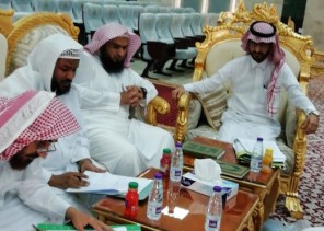 لجنة مقابلة الخطباء في فرع الوزارة بجازان